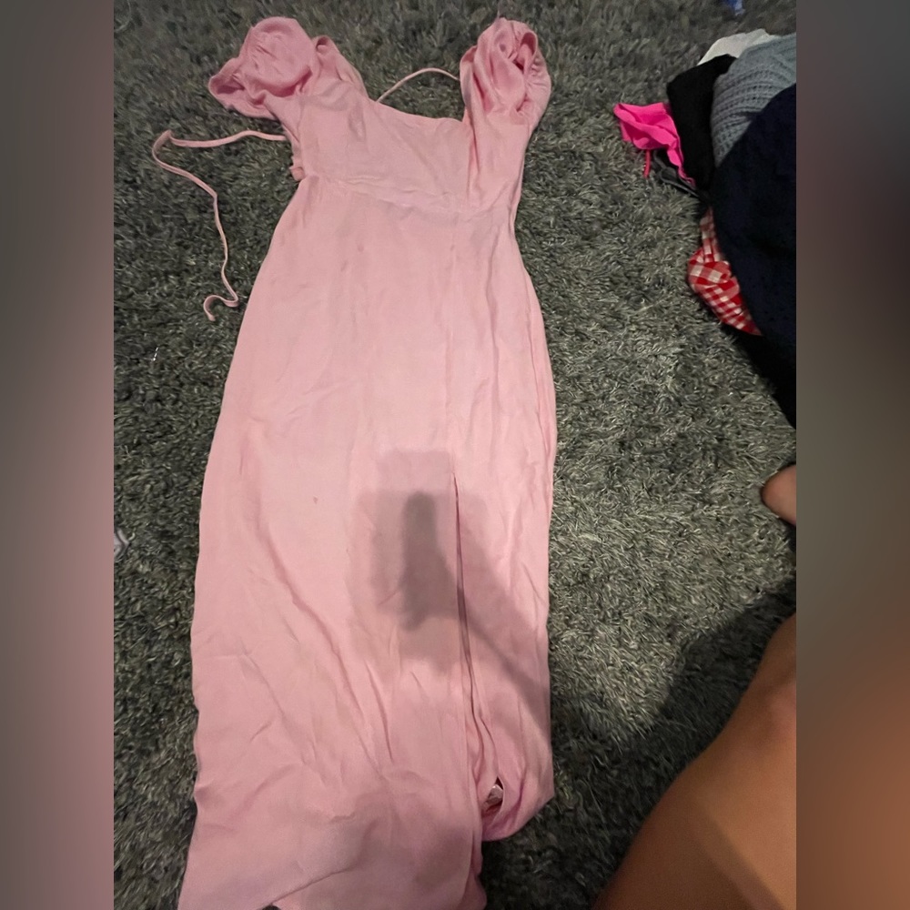 Cute pink maxi dress